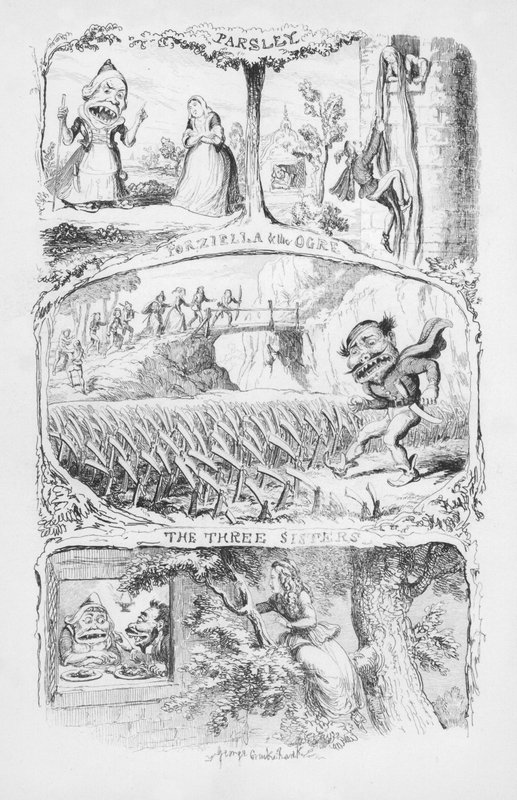 Ilustrace pro Pentamerone od George Cruikshank (rytina) od George Cruikshank