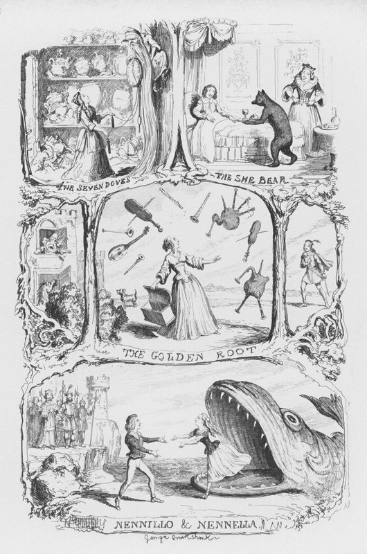 Ilustrace pro Pentamerone od George Cruikshank (rytina) od George Cruikshank