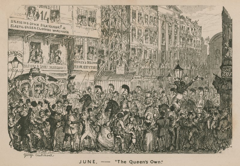 Červen - Královna je vlastní od George Cruikshank
