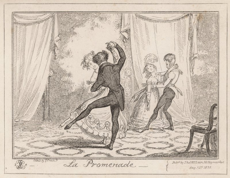 Chůze od George Cruikshank
