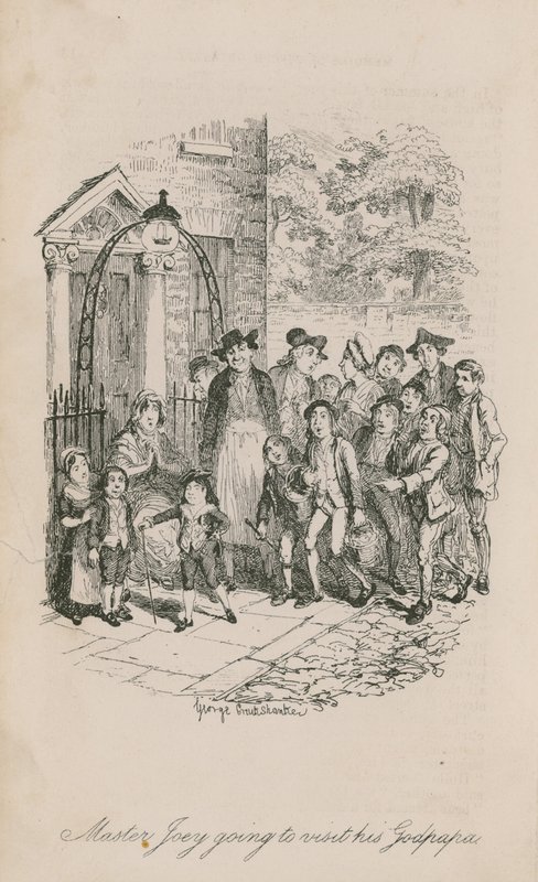 Mistr Joey jde navštívit svého Godpapa od George Cruikshank