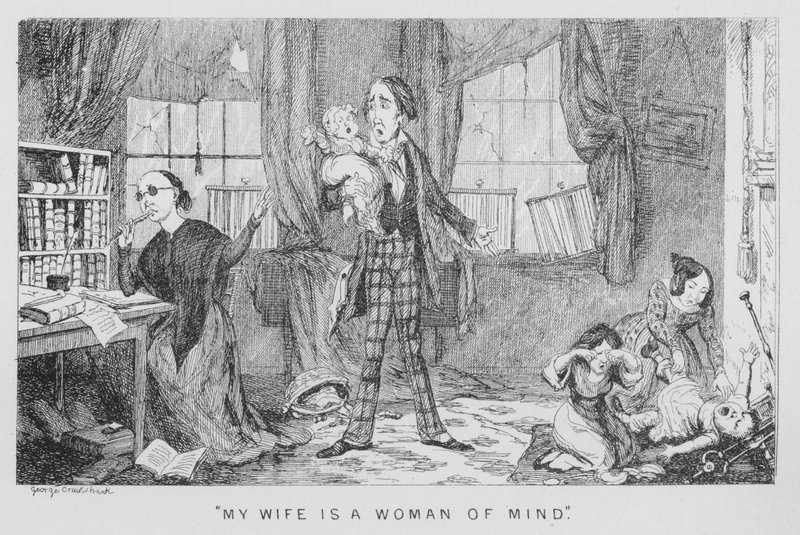 ?Moje žena je žena mysli? od George Cruikshank