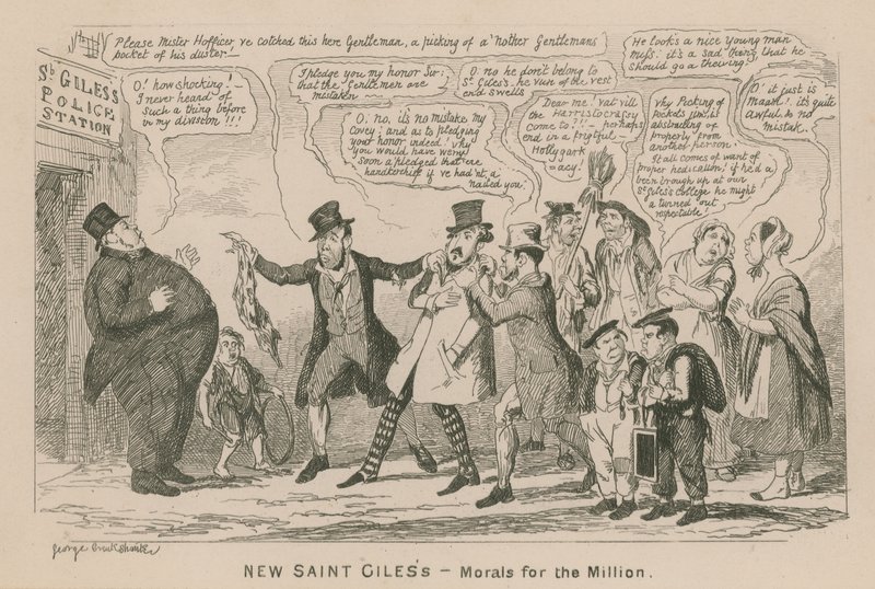 Nový Saint Giles od George Cruikshank
