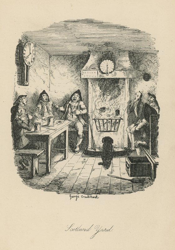 Scotland Yard od George Cruikshank od George Cruikshank