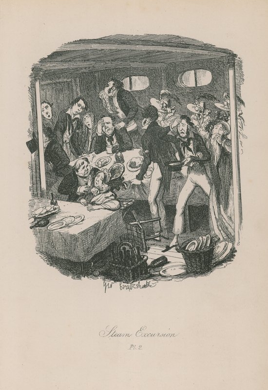Parní exkurze od George Cruikshank