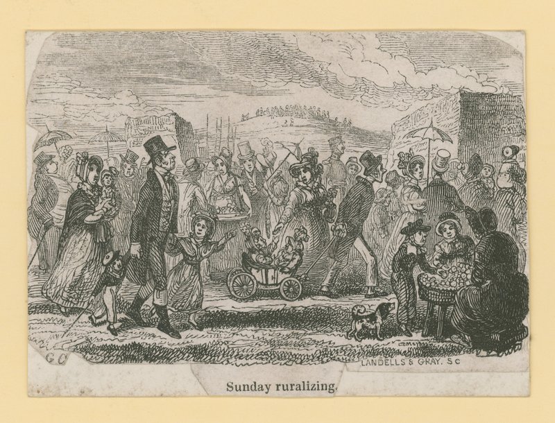Nedělní ruralizace od George Cruikshank