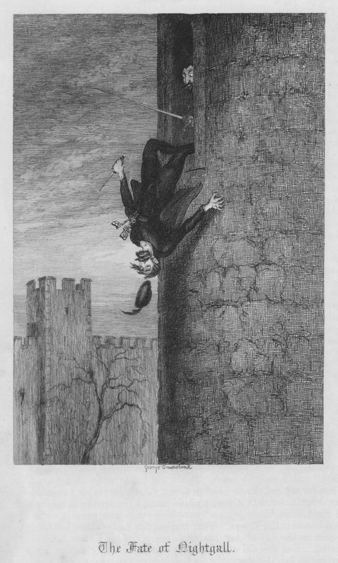 The Fate of Nightgall (rytina) od George Cruikshank