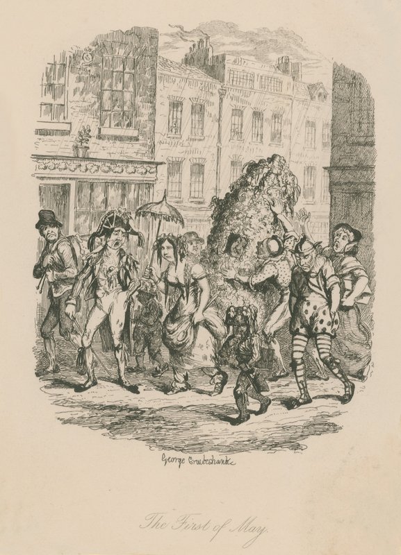 První máj od George Cruikshank