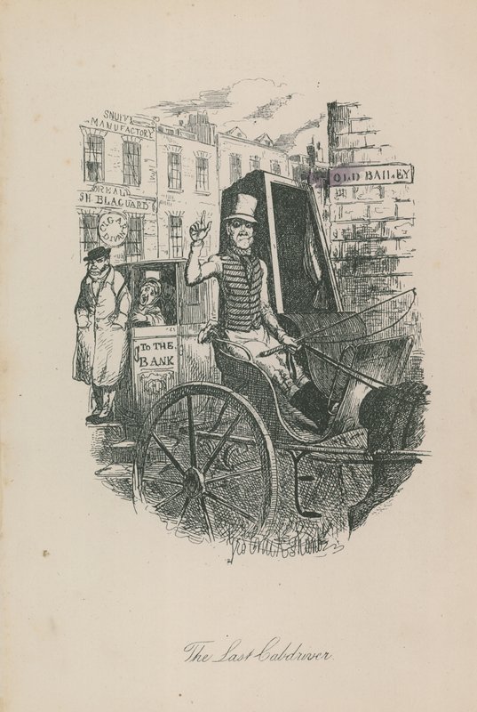 Poslední taxikář od George Cruikshank