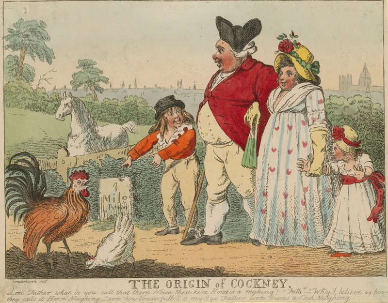 Původ cockney od George Cruikshank