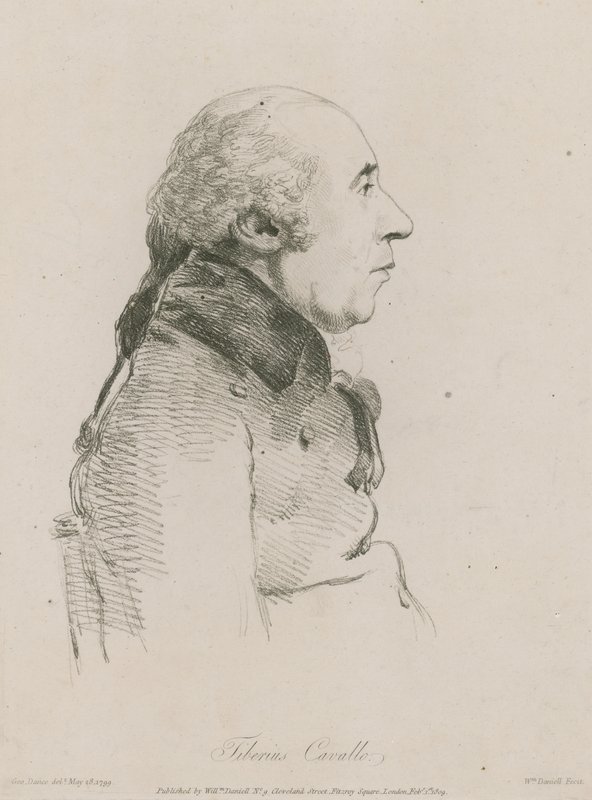 Tiberius Cavallo od George Dance