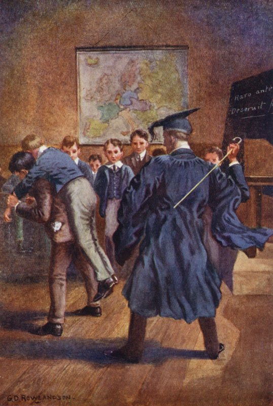 Pan Rose jim dal jen pár ostrých řezů (barevná litografie). od George Derville (after) Rowlandson