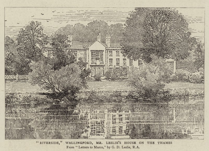 Riverside, Wallingford, Dům pana Leslieho na Temži od George Dunlop Leslie