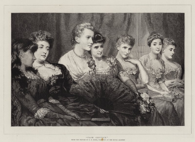 Spravedliví kritici od George Elgar Hicks