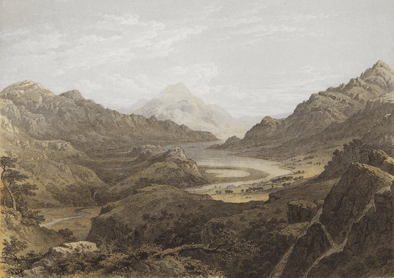 Glen Falloch (chromolitho) od George Fennel after Robson