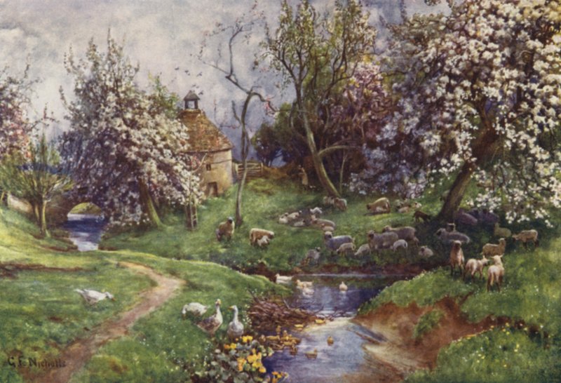 Cotswoldský sad od George Franck Nicholls