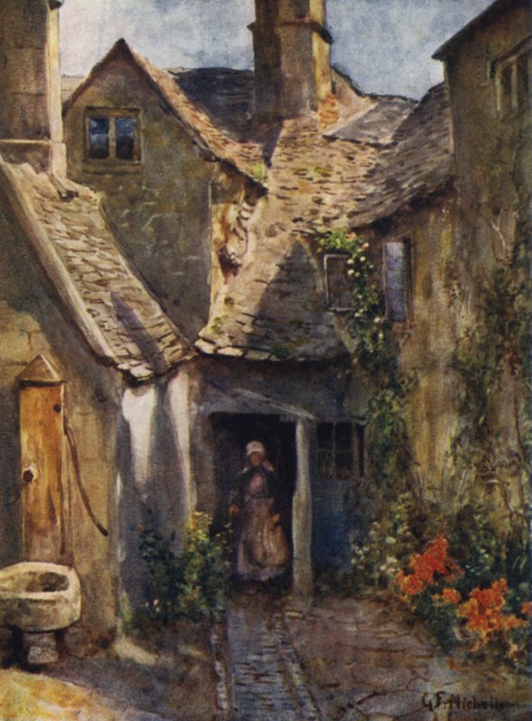 Staré domy, Chipping Campden od George Franck Nicholls
