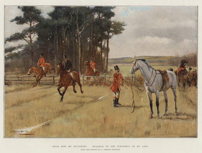 Slyšte mé úvahy, poslouchejte prosby mých rtů. od George Goodwin Kilburne