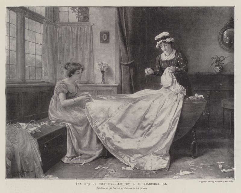 Předvečer svatby od George Goodwin Kilburne