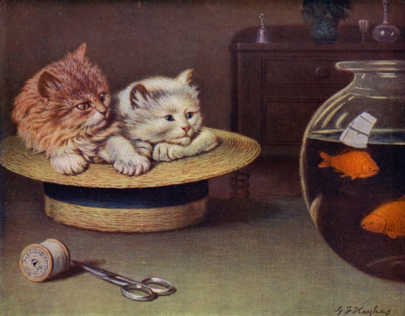 Sledování (barevné lito) od George H. Hughes