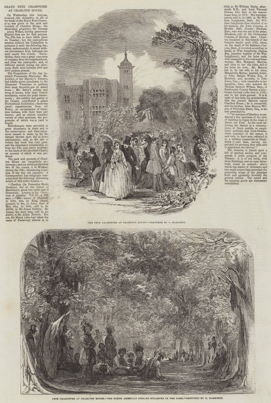 Grand Fete Champetre v Charlton House od George Harrison