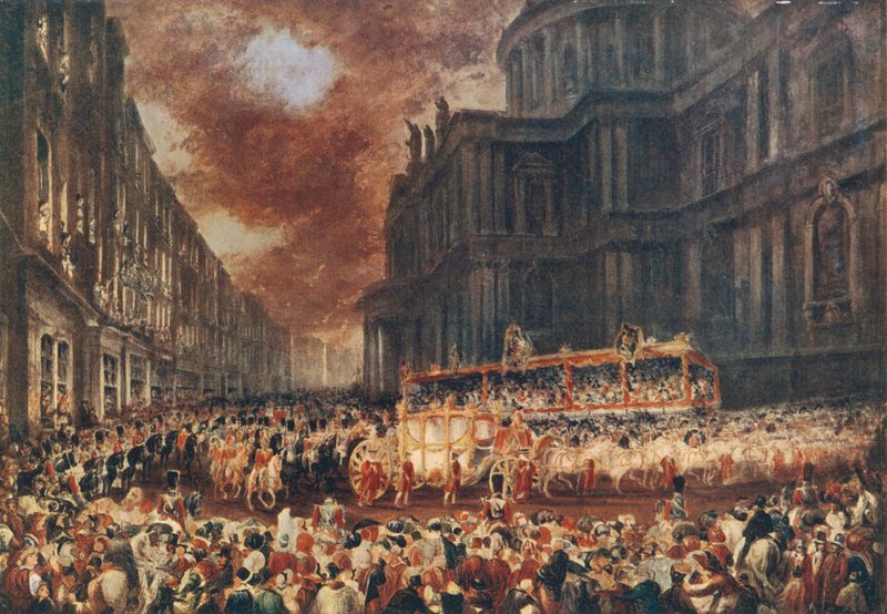 První státní návštěva královny Viktorie v City of London, 1837 od George Hayter