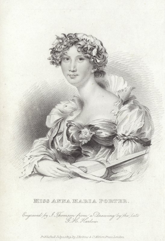 Anna Maria Porter , anglický básník a romanopisec od George Henry (after) Harlow