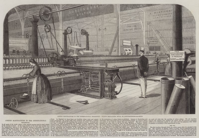 Cotton Manufacture in International Exhibition, Platt