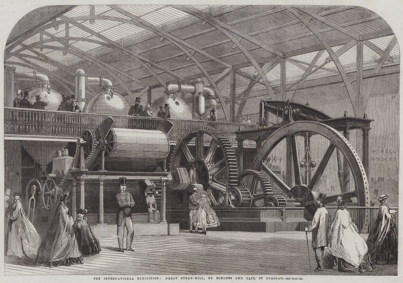 Mezinárodní výstava, Velký cukrovar, Mirlees a Tait, Glasgow od George Henry Andrews