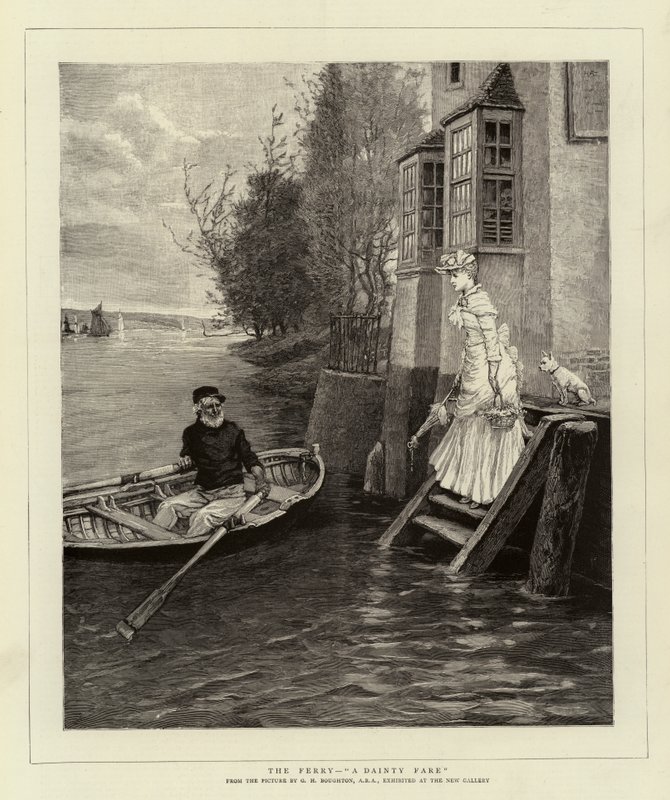 Trajekt, Delikátní jízdné od George Henry Boughton
