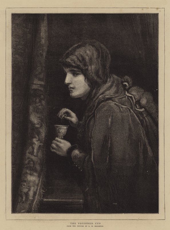 Otrávený pohár od George Henry Boughton