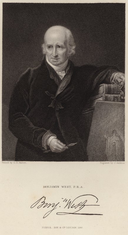 Portrét Benjamina Westa od George Henry Harlow