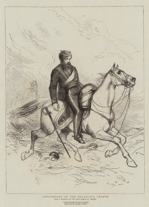Výročí Balaklava Charge od George Housman Thomas