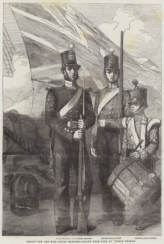 Vojska pro válku, Royal Marines od George Housman Thomas