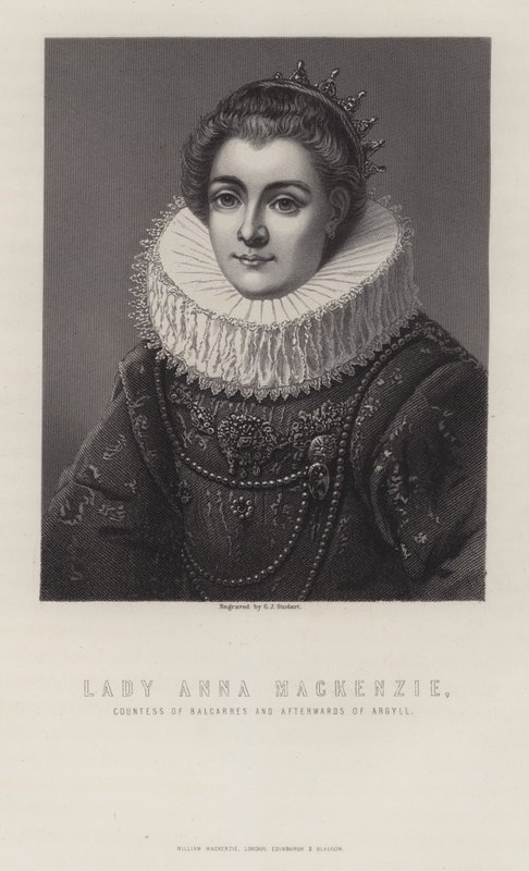 Lady Anna Mackenzie, hraběnka z Balcarres a poté z Argyll od George J. Stodart