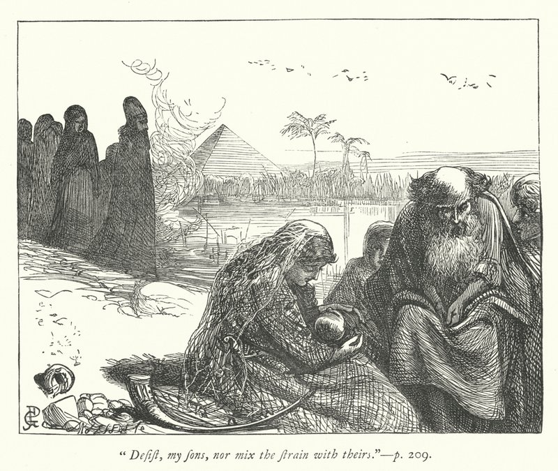 Ilustrace pro The Captivity (rytina) od George John Pinwell