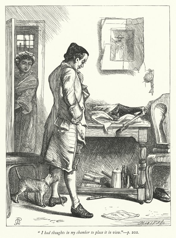 Ilustrace pro The Deserted Village (rytina) od George John Pinwell