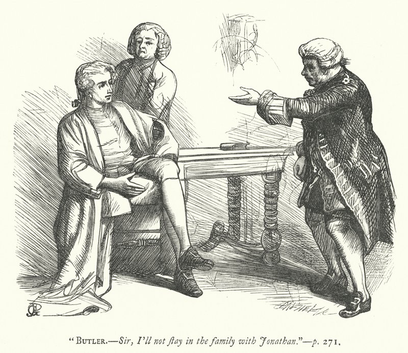 Ilustrace k filmu The Good-Natured Man (rytina) od George John Pinwell