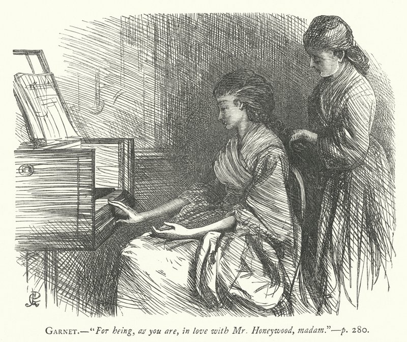 Ilustrace k filmu The Good-Natured Man (rytina) od George John Pinwell