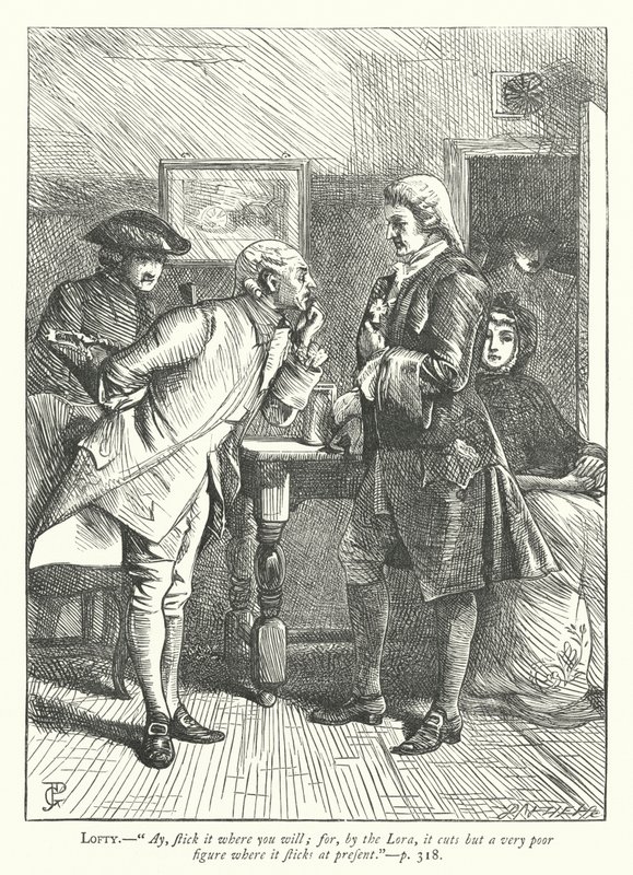 Ilustrace k filmu The Good-Natured Man (rytina) od George John Pinwell