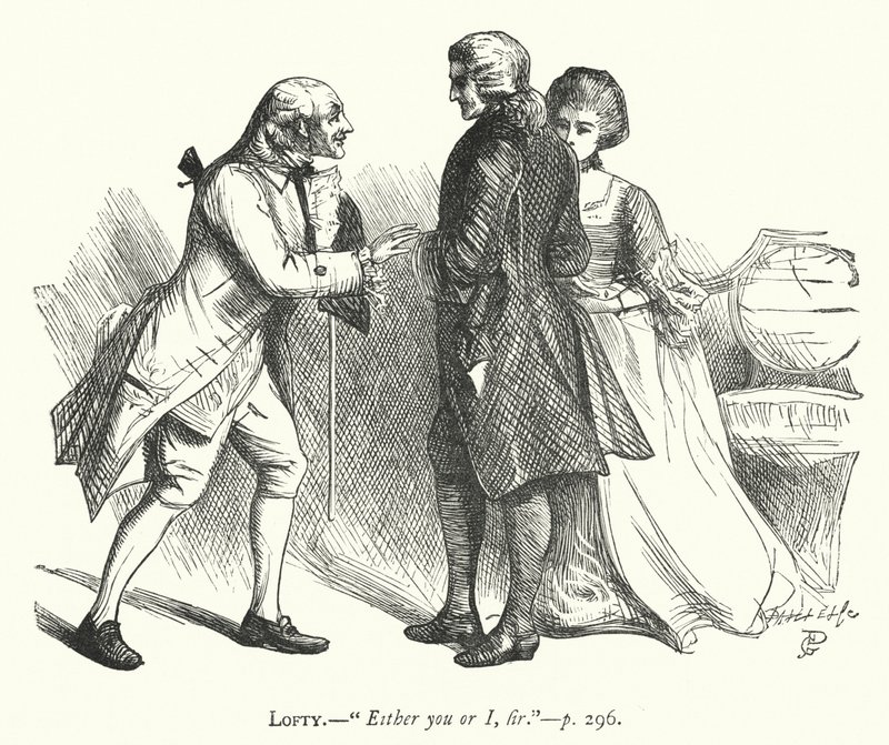 Ilustrace k filmu The Good-Natured Man (rytina) od George John Pinwell