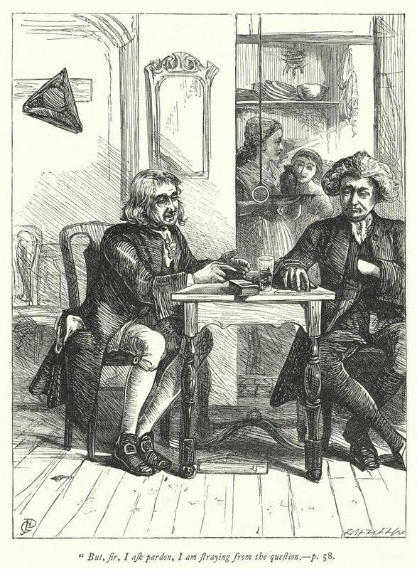 Ilustrace pro The Vicar of Wakefield (rytina) od George John Pinwell