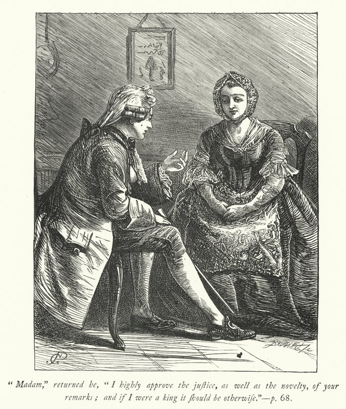 Ilustrace pro The Vicar of Wakefield (rytina) od George John Pinwell