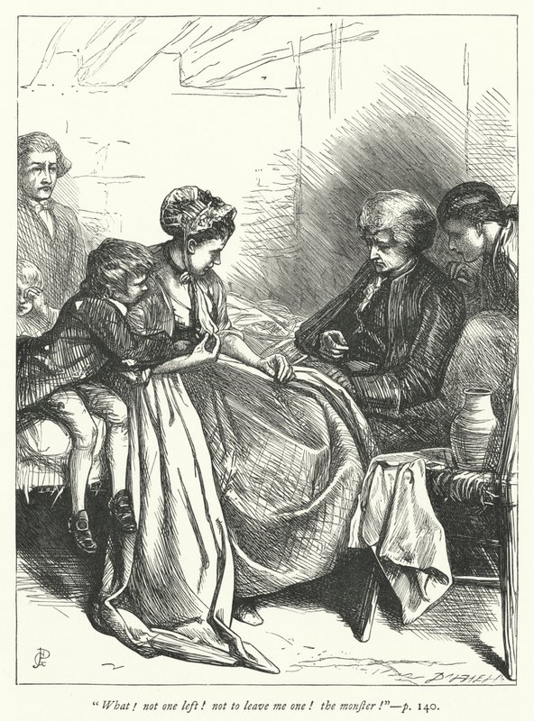 Ilustrace pro The Vicar of Wakefield (rytina) od George John Pinwell