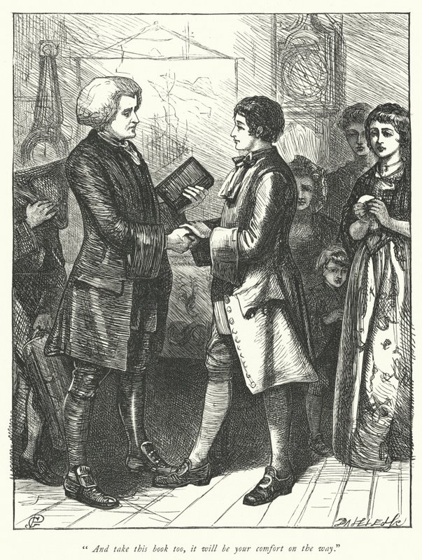 Ilustrace pro Vicar of Wakefield (rytina) od George John Pinwell