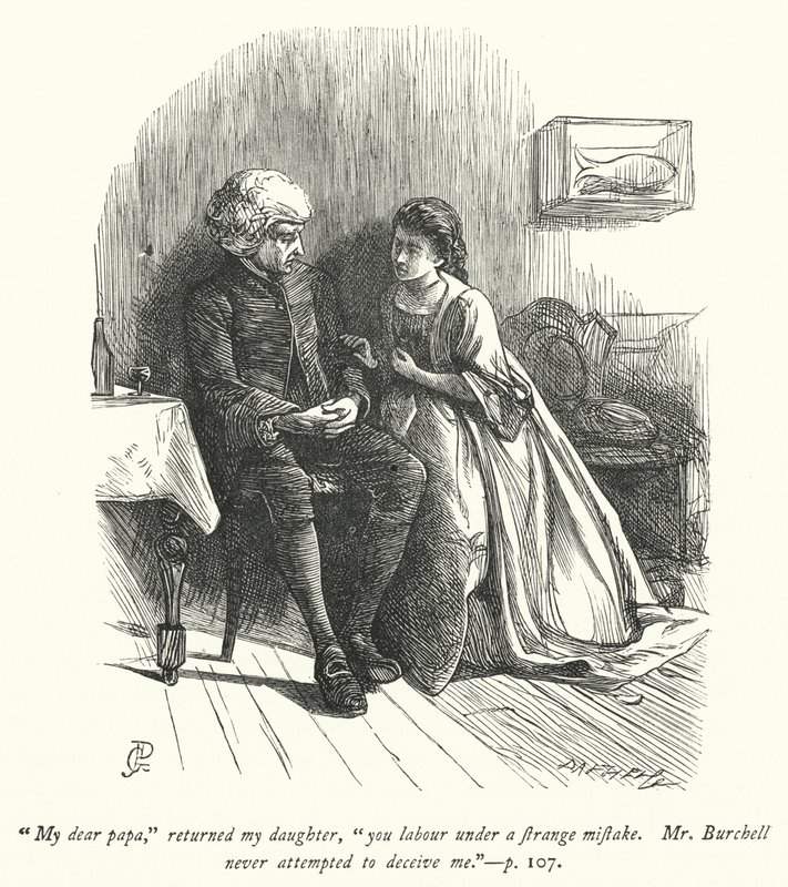 Ilustrace pro Vicar of Wakefield (rytina) od George John Pinwell