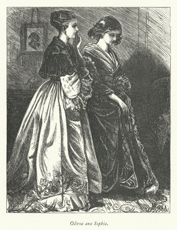 Ilustrace pro Vicar of Wakefield (rytina) od George John Pinwell