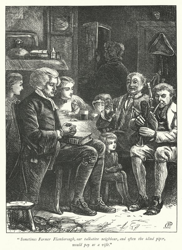 Ilustrace pro Vicar of Wakefield (rytina) od George John Pinwell