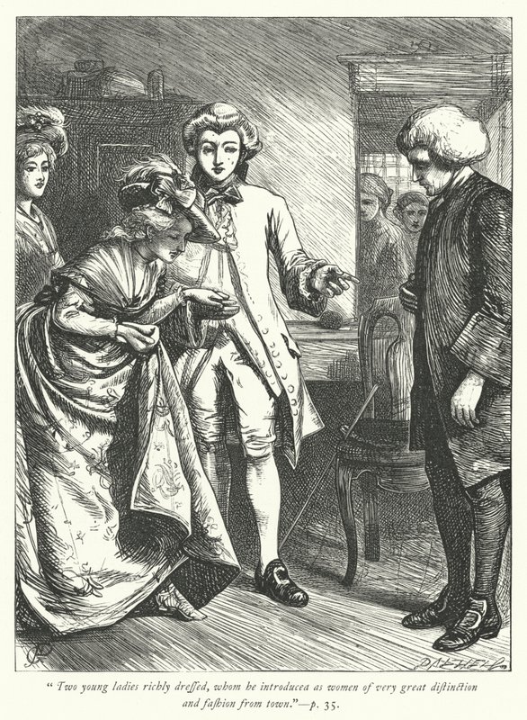 Ilustrace pro Vicar of Wakefield (rytina) od George John Pinwell