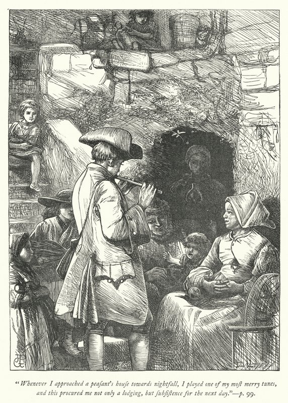 Ilustrace pro Vicar of Wakefield (rytina) od George John Pinwell